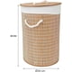 thumbnail image 2 of Cesto De Ropa Bambu Con Tapa Material Resistente, 2 of 2