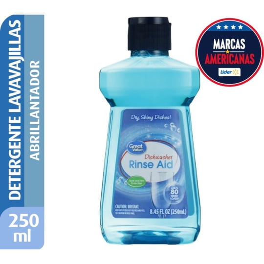 Lavavajillas Abrillantador 250 ml Great Value