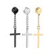 thumbnail image 2 of Stainless Steel Cross Chain Tassel Dangle Earrings for Women, Jewelry, 2 of 2