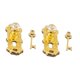 thumbnail image 3 of Cerraduras de puerta de cristal de 2 piezas con llaves para 1/12 casa de mu?ecas en miniatura - dorado, 3 of 3