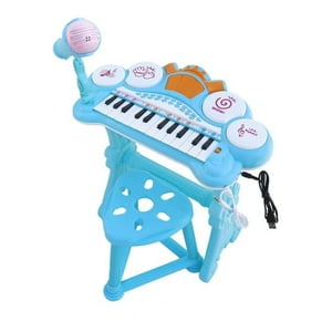 Total Upgrate - Juguete Teclado Piano Musical Microfono Celeste