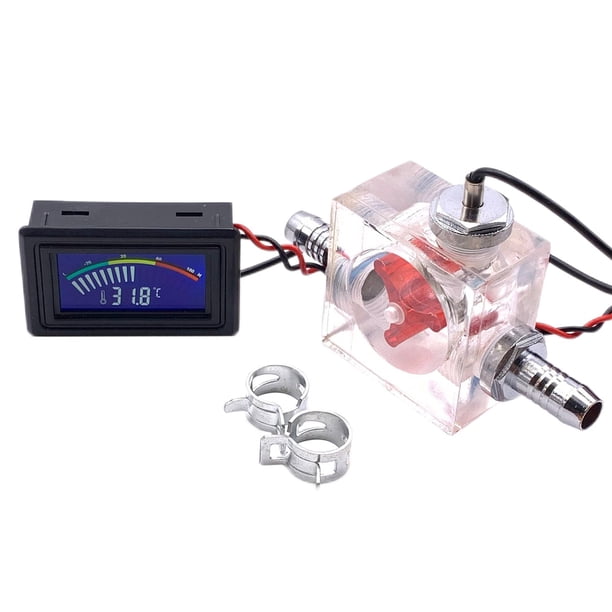 Accesorios para termómetros, suministros para radiadores, herramientas de refrigeración universales, medidor de flujo, sistema de refrigeración por Tipo de puntero rojo
