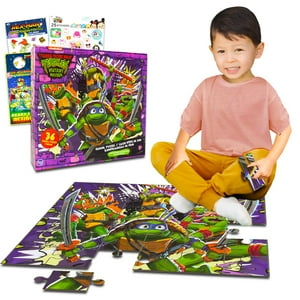 Puzle De Suelo Teenage Mutant Ninja Turtles 36 Piezas +4 Años