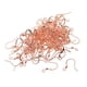 thumbnail image 3 of Ganchos Para Pendientes De Latón De 100 Piezas, Ganchos De Gancho Para Peces, Ganchos De Alambre Francés, Oro Rosa, 3 of 5