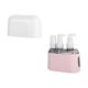 thumbnail image 5 of Botellas De Viaje Para Artículos De Tocador Contenedores De Tama?o De Viaje Para Cosméticos De Jabón En Espuma 3 Piezas Rosa, 5 of 5