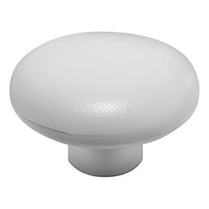 Perilla Plástica 32Mm Con Tornillos Blanco 90 Un Dvp