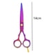 thumbnail image 2 of Juego de tijeras para cortar el cabello de 5,5 pulgadas, tijeras para entresacar y texturizar el cabello para peluquería o uso doméstico., 2 of 5