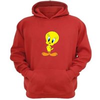 Genérico - Polerón Canguro Pajarito Amarillo Rojo Talla L Unisex