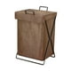 thumbnail image 4 of Cesta De Lavandería Plegable Bolsa De Lavandería Grande Para El Lavadero Del Hogar Dormitorio Con Tapa Marrón, 4 of 7
