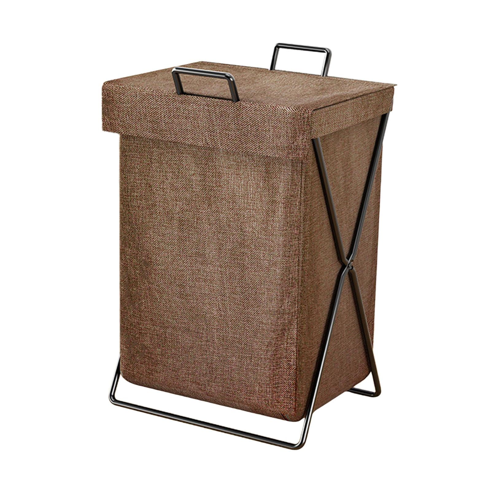 Magideal - Cesta De Lavandería Plegable Cesta De Lavandería Cesta De Lavandería Organizador De Ropa Cesta De Ropa Sucia Portátil Cesta De Lavandería Grande Para Con Tapa