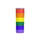 thumbnail image 1 of Termo Botella Térmica Orgullo Pride Lgtb Arcoiris Bandera blanco, 1 of 5