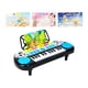 thumbnail image 4 of Pianos Electrónicos Multifuncionales De 24 Teclas Con Sonidos De Luces Para Niñas, Niños, Azul, 4 of 5