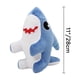 thumbnail image 4 of Peluche de peluche Whrigud, tamaño grande, con forma de tiburón, color azul, 28 cm, 4 of 6