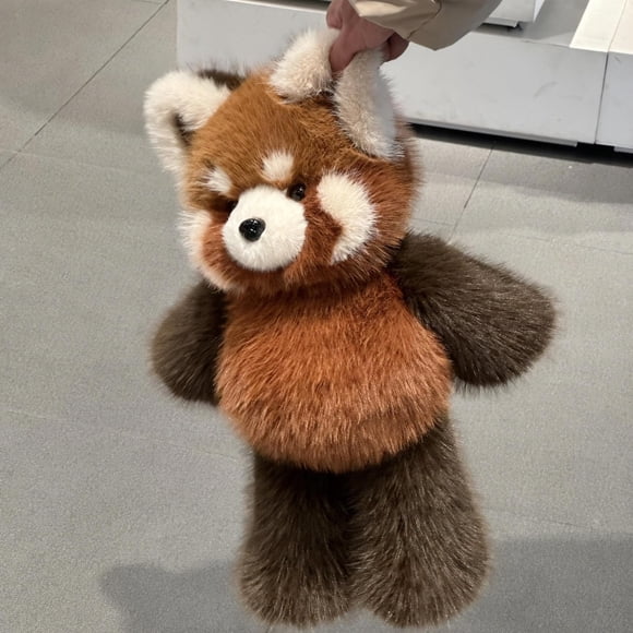Peluche LOEHSBAU Panda Rojo 45 cm con Movimiento al Correr