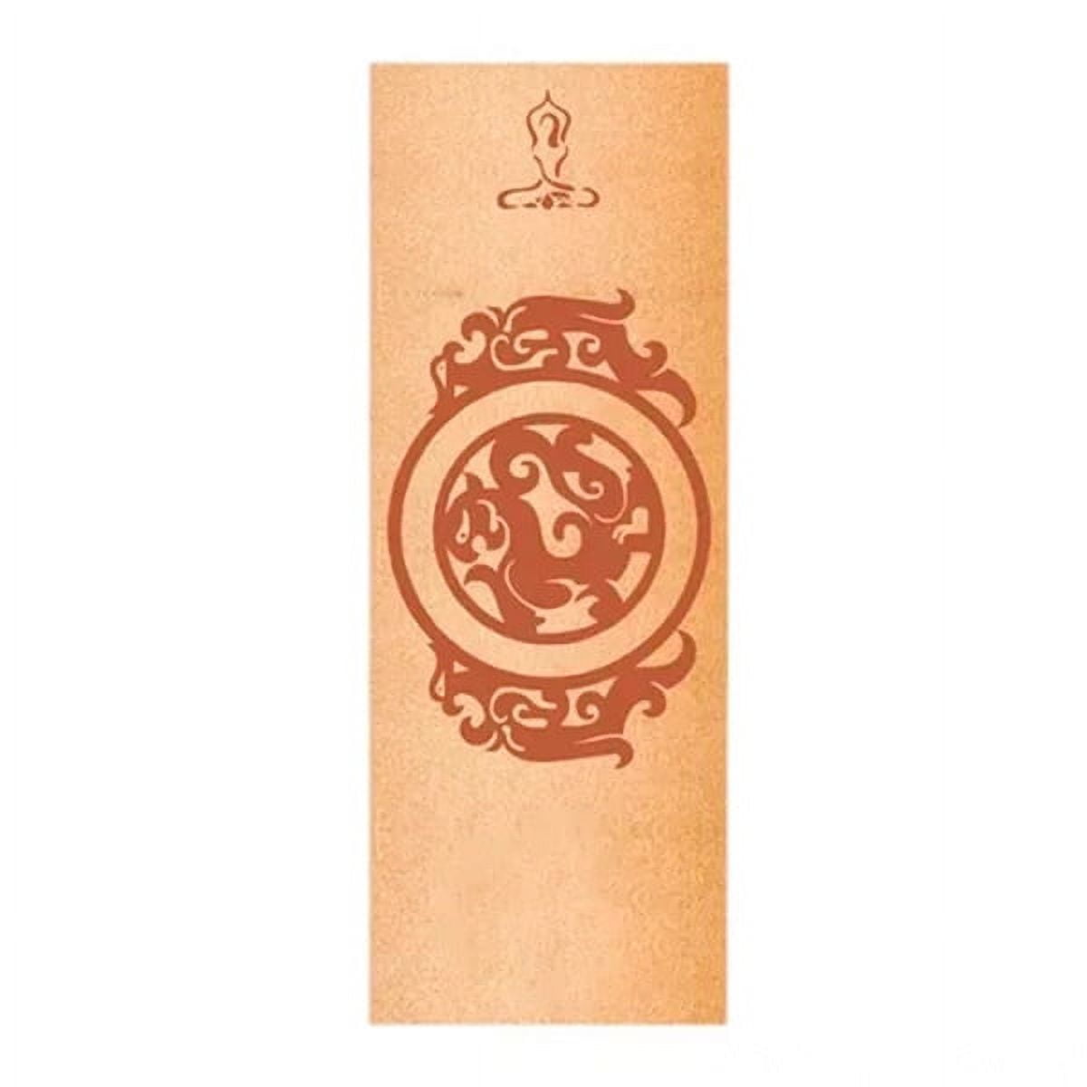 Genérico - Mat De Yoga Corcho Y Látex Natural 5.5 Mm – Diseño 606 Con Bolso