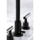 thumbnail image 3 of Grifo de baño Kingston Brass Manhattan FSC8930CML negro mate, 3 of 8