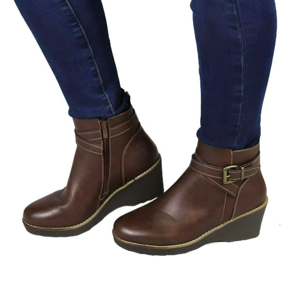 Botin de Mujer Invierno 72 Yassne Marron