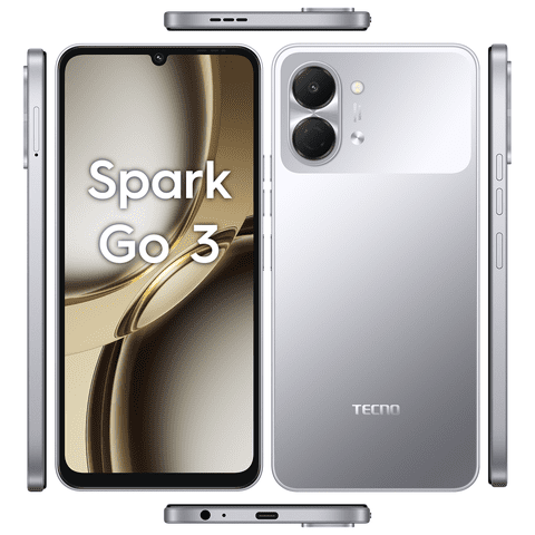 Tecno Mobile - Tecno Spark Go 3 Kn3 64+4Gb Titanium Grey