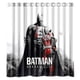 thumbnail image 1 of Cortina de ducha de Batman Arkham City y Harley Quinn, juego de cortina de baño con ganchos, tamaño 66 x 72 pulgadas, 1 of 3