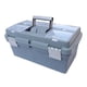 thumbnail image 3 of Caja de Almacenamiento de Herramientas Portátil, Organizador, Bandeja Interior Extraíble, Accesorios Multifuncionales, Caja de Almacenamiento, Estuche Gris, 3 of 5