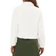 thumbnail image 3 of Chaqueta Recortada de Piel Sintética Fluffy de Manga Larga con Cuello de Solapa para Mujer INSPIRE CHIC XL Blanca, 3 of 5