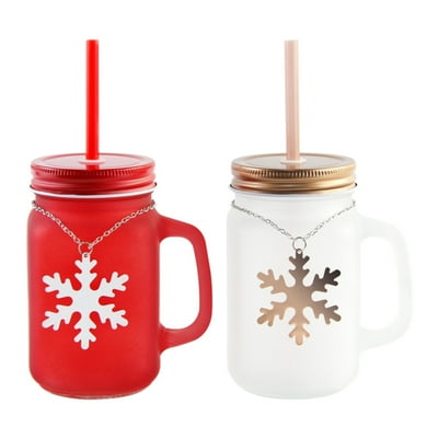 Vaso Navideño Mason Jars, Color Surtido, 1 Un  Holiday Time