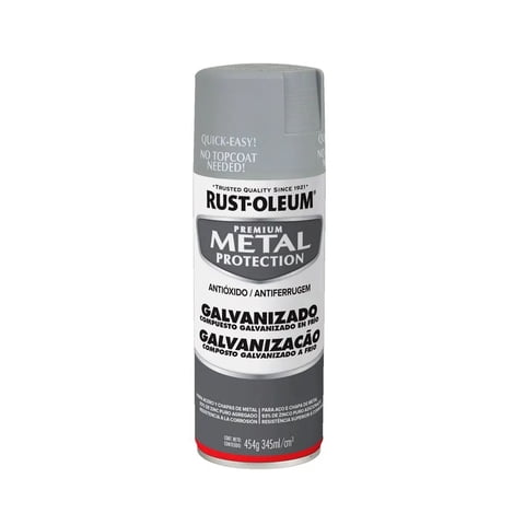 Rust-Oleum - Pintura En Spray Metal Protection Compuesto Galvanizado En Frío Gris 454 G