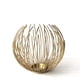 thumbnail image 1 of Porta Vela Candelabro Decorativo Dorado Esfera, 1 of 1