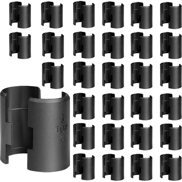 Clips Rindion para repisas de alambre, 60 piezas, 25 mm