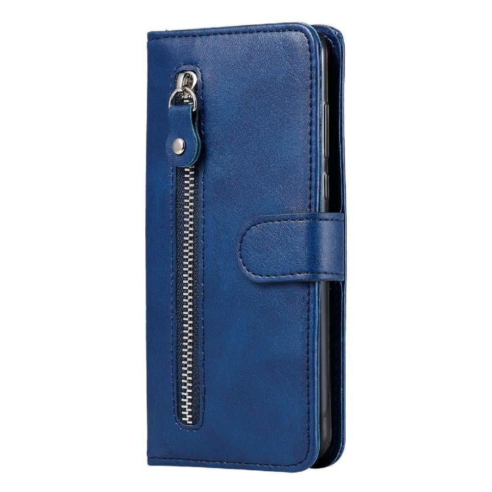 Gangxun - Funda Con Cremallera Para Samsung Galaxy A03, Carcasa Cartera De Cuero Pu Con Soporte Y Tarjetero