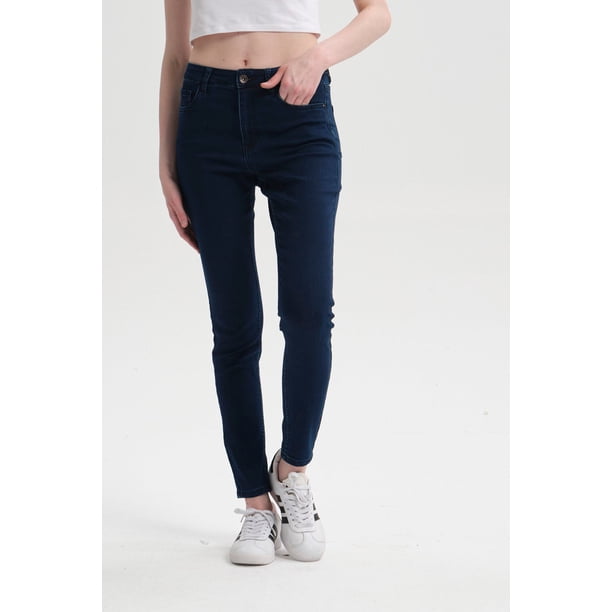 Jeans Mujer Super Skinny Emilia Azul Marino