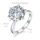 thumbnail image 2 of Anillos de Compromiso Solitario de Moissanita de 8 Quilates Color D Claridad VVS1 Anillo de Diamante Grande Anillo de Boda para Mujer de Plata Esterlina 925 Talla 4-9, 2 of 9