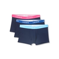 Bóxers Lacoste Cotton Stretch Paquete De 3 Azul Marino Xl
