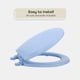 thumbnail image 4 of Asiento de inodoro Achim Home Decor Fantasia Wood azul claro 43 cm, 4 of 6