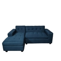 Diseños Valestrini - Sofa Seccional Lino Indigo Divan Izquierdo