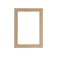 Genérico - Portarretrato Decorativo 21X29Cm Marrón Claro