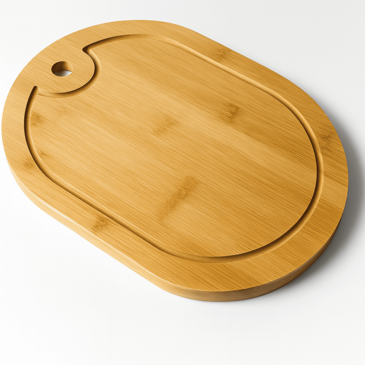 Genérico - Tabla Bandeja Para Picar Cortar Picoteo De Madera Ovalada