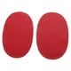 thumbnail image 1 of Par De Rodilleras Cosidas Ovaladas De Cuero PU Rojo, 1 of 3
