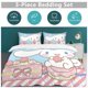 thumbnail image 5 of Cinnamoroll Quilt Set Thicken Soft 3 Pieces Bedding Set All Season Duvet Cove with 2 Pillowcases for Adult Women Girls Teens Home Room Decor, 5 of 5