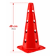 thumbnail image 2 of Cono de Entrenamiento 48 cm con Orificios y Punta Superior Cerrada, 2 of 3