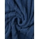 thumbnail image 5 of INSPIRE CHIC Conjuntos de Pijama para Mujer Tejido de Canalé Manga Larga Top Pantalones Conjunto Casual de Salón Conjunto de 2 Piezas Conjuntos a Juego Ropa de Dormir S Azul Marino, 5 of 6