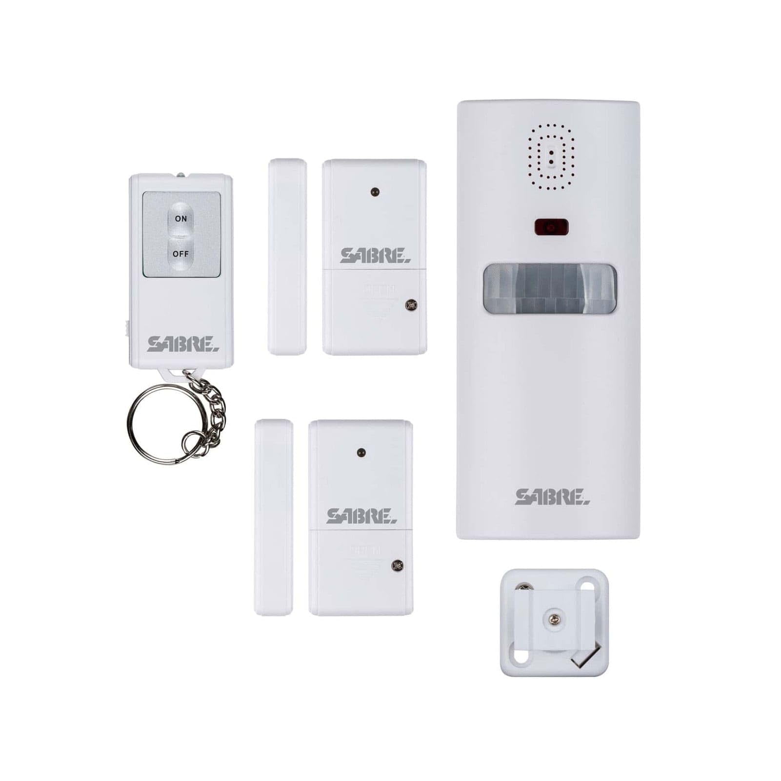Sistema De Seguridad Para El Hogar Sabre 125db Con Control Remoto Y Sensores