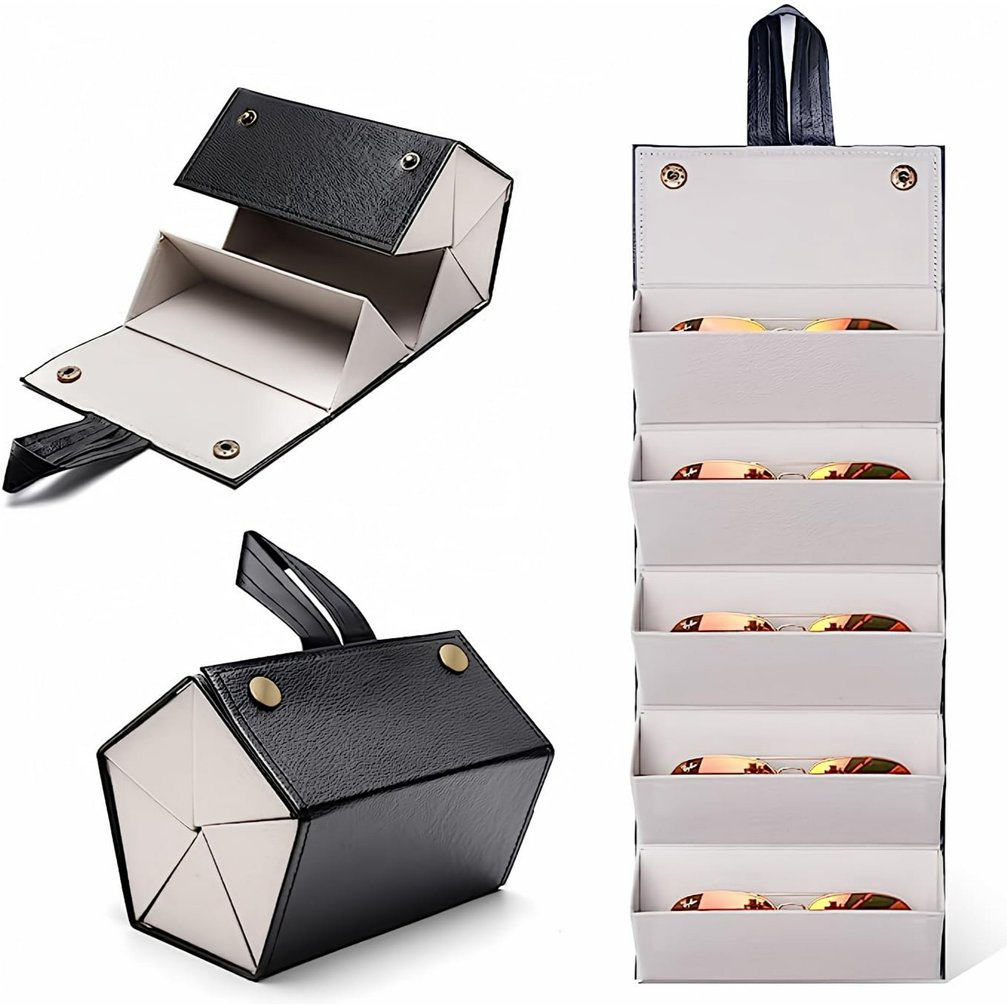 Organizador De Gafas De Sol De Viaje Ticacos Premium Leather