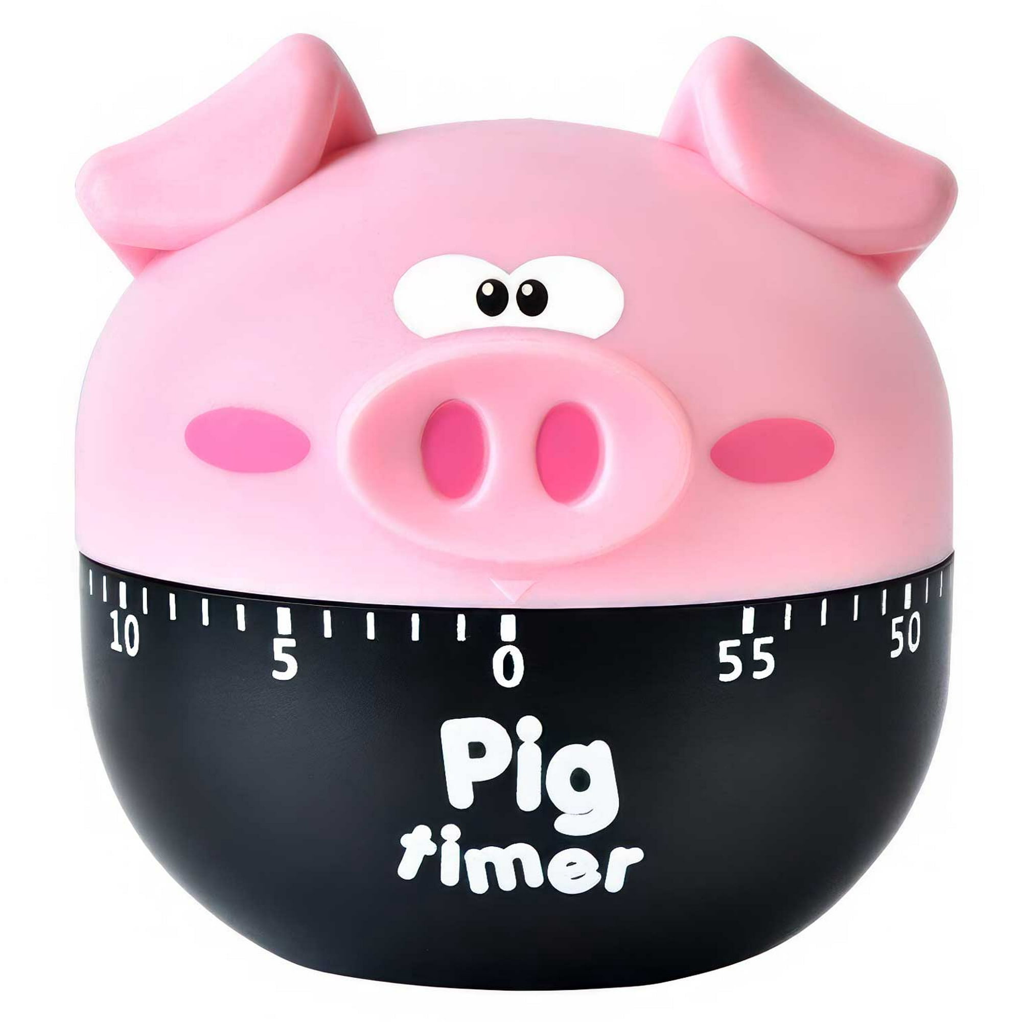 Gen - Timer Cocina Con Forma De Chancho Cerdo Reloj Temporizador A Cuerda