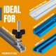 thumbnail image 2 of Kit de pomos T-Track POWERTEC 71130, juego de 36 piezas, 2 of 7