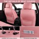 thumbnail image 3 of Fundas de Asiento para Coche TINRAIYANG Rosa, Par Delantero, Transpirables, 3 of 7