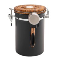 Bothyi - Jarra De Café Con Válvula De Escape Con Tapa De Sello Tanque Hermético Para Nueces Arroz