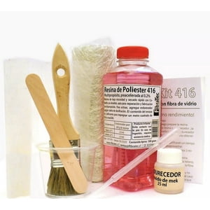 Fibratec - Kit De Fibra De Vidrio Para 1M2. Todo Incluido! Y Chileno..!