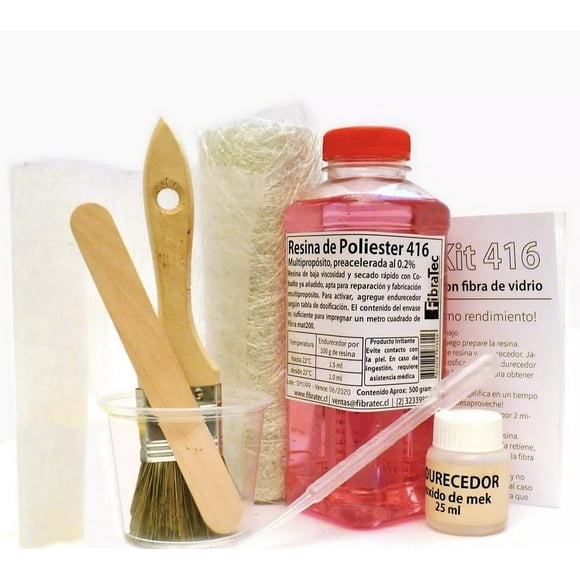 Kit De Fibra De Vidrio Para 1m2. Todo Incluido! Y Chileno..!