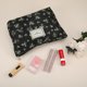 thumbnail image 4 of Unique Bargains Bolsa de Maquillaje de Lona Gran Capacidad Neceser Cosmético Bolsas Cosméticas para Mujeres Negro Rosa, 4 of 7